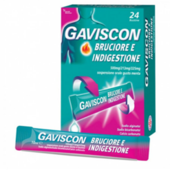 Gaviscon Bruciore e Indigestione Sospensione Orale 24 bustine