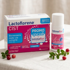 Lactoflorene Cist - Fermenti Lattici e Mirtillo Rosso per le Vie Urinarie, 20 Buste